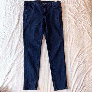 Universal Standard Dark Blue / Indigo Skinny Jeans Size 16 Long Great UC